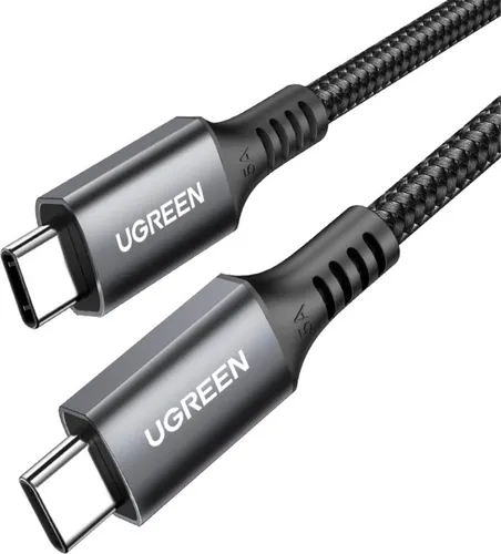 Ugreen US555 100W USB-C zu USB-C Ladekabel 3m Grau Hochgeschwindigkeitskabel