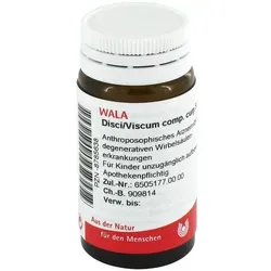 Disci/viscum compositus cum Stann. Globuli