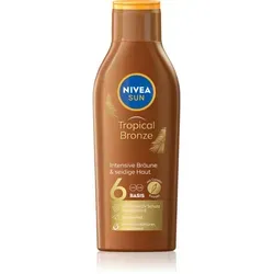 Produktbild NIVEA SUN Tropical Bronze Sonnenmilch SPF 6, 200 ml