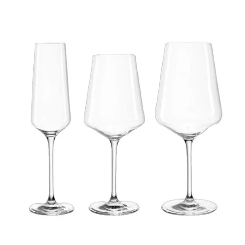 Leonardo Puccini Glas 12er Set - Rotweingläser-Set mit spülmaschinenfesten Teqton Gläsern, die stabil, kratzfest und ideal für jeden Anlass sind.