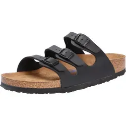 Birkenstock Florida Birko-Flor Damen Pantolette - Pantoletten mit Original Birkenstock-Fußbett für optimalen Komfort und Unterstützung, ideal für Alltag und Freizeit.