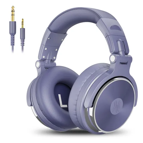 OneOdio Pro 10 hellblau Over Ear Kopfhörer mit Kabel 6.35 & 3.5mm Klinke