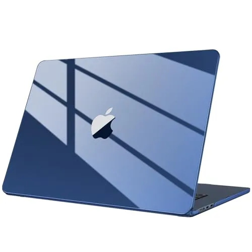 Fintie Hülle Kompatibel mit MacBook Air 15 Zoll M5 M4 M3 M2 A3448 A3241 A3114 A2941 (2026-2023), Ultradünne Hartschale Schutzhülle Snap Case Cover Kompatibel mit MacBook Air 15