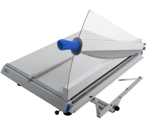 ProfiOffice Hebelschneidemaschine HQ 710 - Papierschneidemaschinen mit 71 cm Schnittlänge und automatischer Blattanpressung, ideal für präzise und einfache Schnittführung in Büros.