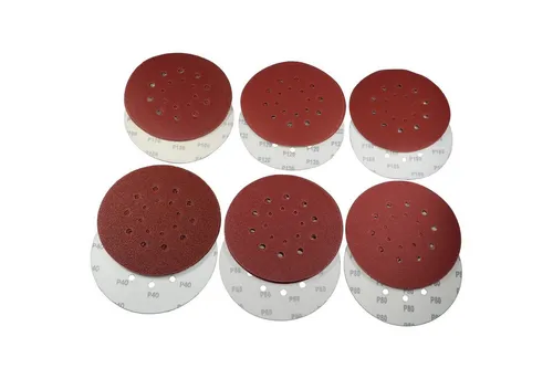 Eckra Schleifscheibe 30 Schleifscheiben 225mm Mix Sortiment Korn 40-180 Klett Schleifpapier, (30 St)