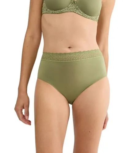 Triumph Damen Feel of Modal Midi Unterhose, M, Olive Gold von Triumph