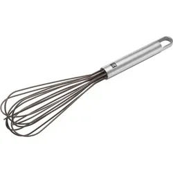 Zwilling Pro Whisk 28 cm - Silikon - Küchenhelfer mit hitzebeständigen, kratzfesten Silikon-Drahtschlaufen und ergonomischem Edelstahlgriff für perfekten Halt. Ideal für Saucen und Teige, spülmaschinenfest.