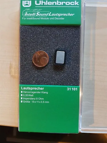 Uhlenbrock 31101 Lautsprecher m.Schallkapsel 15mmx11mmx3,5mm, 8 Ohm, 0,35W *NEU*