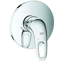 Grohe Eurostyle Fertigmontageset 24048003 - Armaturen mit SilkMove Keramikkartusche für präzise Steuerung, ideal für moderne Badezimmer mit eleganter StarLight Oberfläche und einfacher Montage.