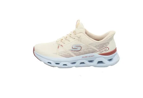 Skechers Women's Glide-Step Altus-Fast Lane Slip-ins Sneaker, Ntlb=Natural Light Blue, 40 EU - Bequeme Slip-Ins für müheloses An- und Ausziehen. Mit innovativer Glide-Step-Zwischensohle für natürlichen Laufkomfort und atmungsaktiver Memory-Schaum-Einlegesohle für optimalen Tragekomfort.