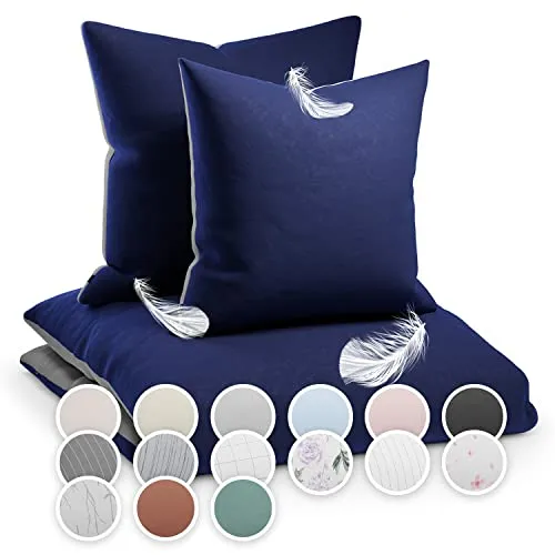sleepwise Bettwäsche 155x200 - Traumhaft Weich & ÖKO-TEX geprüft - Bettwäsche-Set 3tlg aus weicher Mikrofaser, atmungsaktiv, bügelfrei und schadstofffrei. Ideal für einen erholsamen Schlaf und stilvolles Upstyling deines Schlafzimmers.