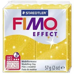 STAEDTLER 8020-112 ST 8020-112 - Fimo Effect Normalblock, 57 g, gold glitter