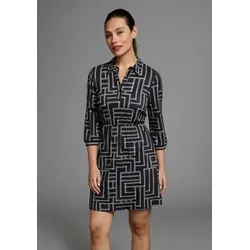 Polokleid LAURA SCOTT für Damen, Gr. 36, navy gemustert von Laura Scott