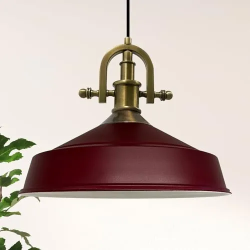 Bamyum Pendelleuchte Asletl-Marine Ø41 cm - Moderne Pendelleuchte aus Metall mit E27-Sockel, höhenverstellbar und ideal für verschiedene Räume. Verleiht Ihrem Zuhause einen Hauch von Industrie und Vintage-Charme.