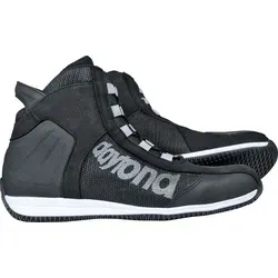 Daytona AC4 WD schwarz / weiß 41 - Motorradstiefel mit komfortabler Schnürung und Schnellverschluss, ergonomischer Passform und rutschfester Gummisohle für maximale Sicherheit und Tragekomfort.