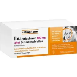 IBU ratiopharm 400 mg akut Schmerztabletten 50 St