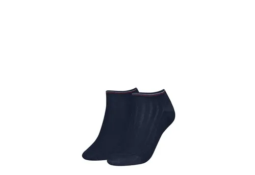 Tommy Hilfiger Sneakersocken TH WOMEN SNEAKER 2P SHINE (2 Paar) mit feuchtigkeitsableitender Technologie