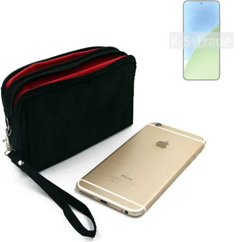 Gürtel Tasche für Xiaomi 15 Global Travel bag Schutz Hülle Holster Case schwa