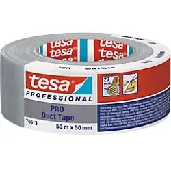 tesa Kraftklebeband Professional Grau 50 mm (B) x 50 m (L) Polyethylen