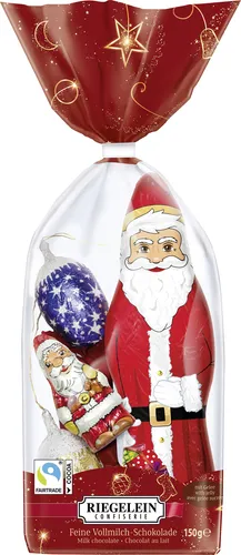 Riegelein Weihnachts Mischbeutel Vollmilchschokolade 150g