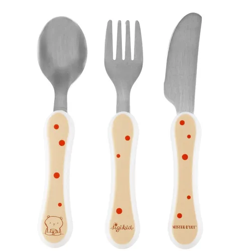 MISTER O´LUI KINDER BESTECK 3 - TEILIG VON SIGIKID NEU OVP