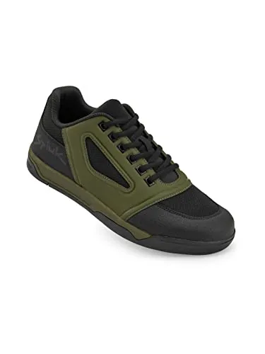 Spiuk Roots Schuhe, Erwachsene, Unisex, Mattschwarz/Khaki, Größe 47