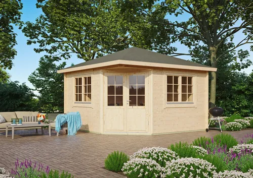 Fjordholz Gartenhaus Modell Cati 44 Klassik