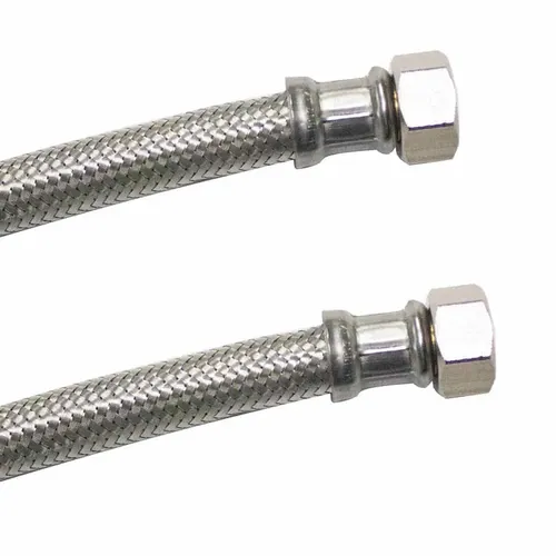 Panzerschlauch 3/4 Zoll Edelstahl, DVGW zertifiziert, 1500mm