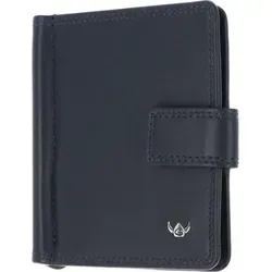 Golden Head Leder Kartenetui Geldklammer Polo RFID Protect Clip-Scheintasche 1906 Marineblau dunkelblau - Dunkelblau