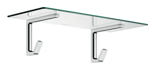 Axor Universal abgerundet Badetuchablage - Chrom - 42842000 - Elegante Badetuchablage aus Chrom, ideal für stilvolle Badezimmer und platzsparende Aufbewahrung.