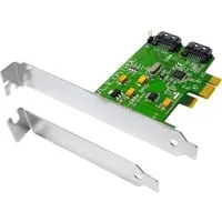 Dawicontrol DC-600e RAID PCIe 2.0 x1 - Festplatten- & RAID-Controller mit 2x SATA 6Gb/s für schnelle Datenübertragungen, ideal für leistungsstarke RAID-Konfigurationen.