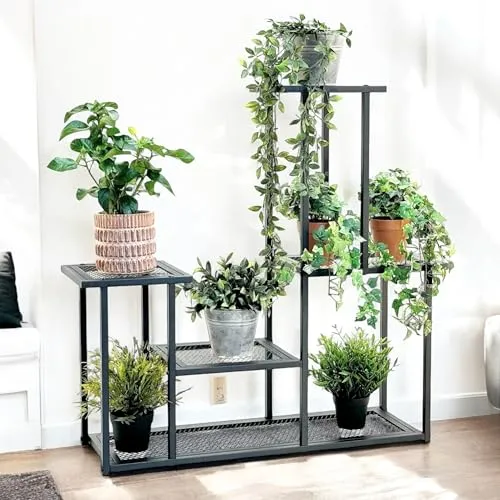 DanDiBo Blumenständer Metall Schwarz in schwarz von DanDiBo