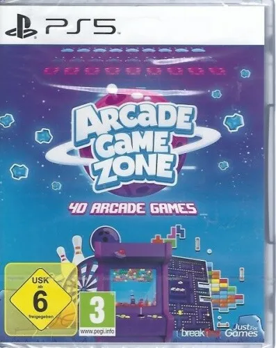 Arcade Game Zone PS-5 - Spielekategorie mit 40 Minispielen, die nostalgisches Arcade-Feeling und modernes Gameplay vereint – für unvergessliche Gaming-Abenteuer von zu Hause aus!