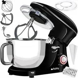 Planeten-Küchenroboter Schüssel-Set 6.2l Multifunktional 2200W - Schwarz
