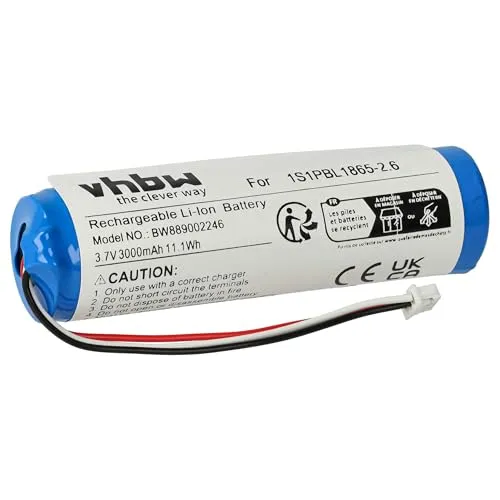 vhbw Akku kompatibel mit Philips Avent SCD833, SCD835, SCD833/26, SCD835/26, SCD831, SCD831/26 Babyphone Babytalker (3000 mAh, 3,7 V, Li-Ion)
