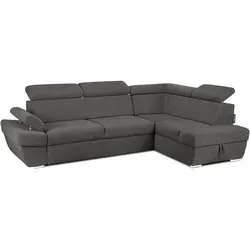 KONSIMO RATLO Ecksofa mit Bettfunktion und verstellbaren Armlehnen