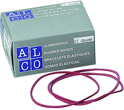 Gummiringe, Ø 65mm, Inhalt 25g, rot