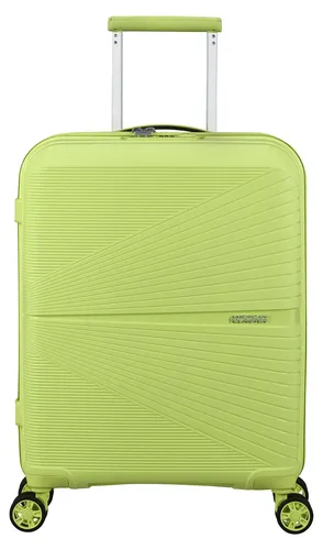 American Tourister Airconic Spinner 55/20 TSA Electric Lime - Koffer mit Hartschale und 4 Rollen, ideal für Reisen, bietet hohe Stabilität und modernes Design in auffälligem Electric Lime.