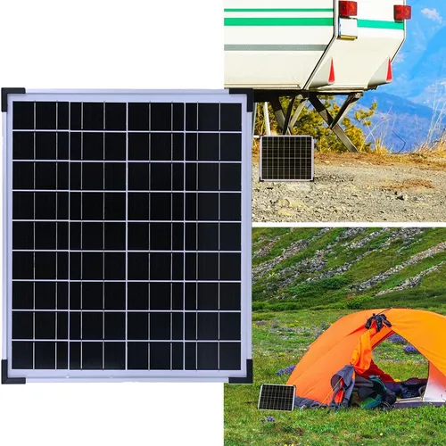 Monokristallines Solarpanel 20W – Hochwertiges Photovoltaik-Modul für Wohnmobil und Garten - Nutzen Sie die Kraft der Sonne mit diesem hocheffizienten Solarpanel! Ideal für Camping, Gartenhäuser oder Inselanlagen. Robuste Bauweise mit langlebigen Materialien sorgt für zuverlässige Stromerzeugung.