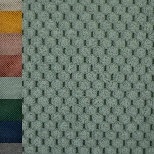 MAGAM-Stoffe Barcelona weicher Deko Polster Taschen Cord Samt Meterware ab 50cm (05. Mint)