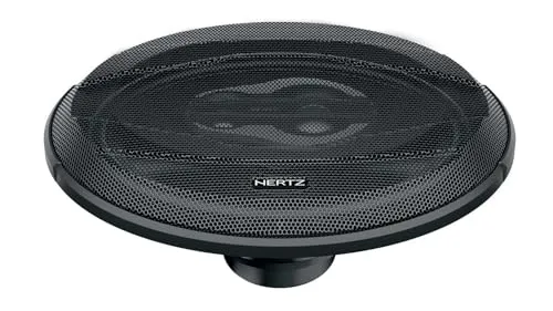 Hertz SX690.1Neo 3-Wege SPL Lautsprecher - Car-HiFi-Endstufen mit 130 Watt RMS Leistung, wasser- und UV-beständigem Cone für exzellente Klangqualität und langlebige Nutzung.