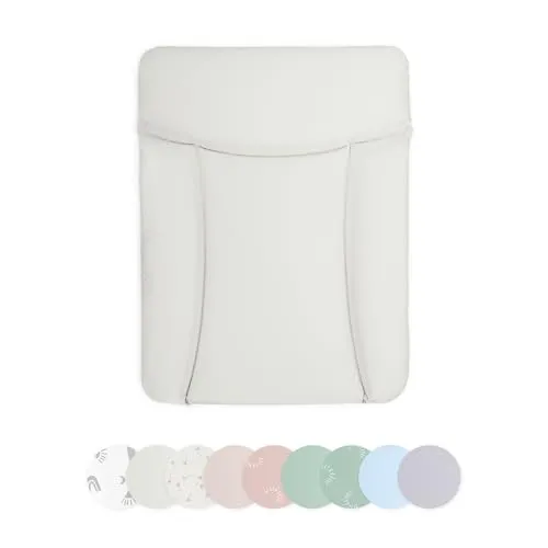 Ehrenkind® Abwaschbare Wickelauflage - Hygienisch, Sicher und Vielseitig in Beige | Wickelauflage 50x70 | Wickelunterlage | Wickeltischauflage abwaschbar