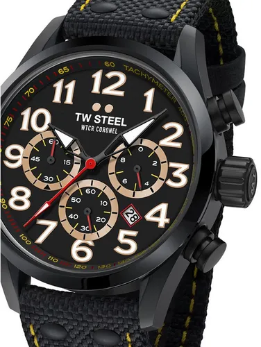 TW Steel TW978 Boutsen Ginion Chronograph - Armbanduhr für Herren mit sportlichem Design, 10 ATM wasserdicht und präzisem Quarzwerk – perfekt für den aktiven Lebensstil.