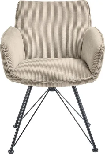 SetOne by Musterring Armlehnstuhl Ecru - Eleganter Armlehnstuhl in Ecru, aus hochwertigem Textil gefertigt, mit individueller Stoff- und Typenauswahl – ideal für stilvolle Esszimmer.