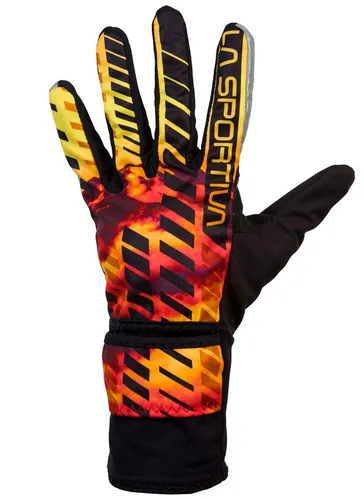 La Sportiva Winter Running Evo Gloves schwarz/gelb Herren, Größe: M