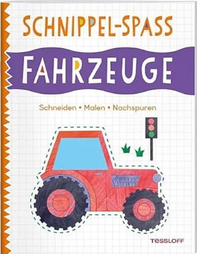 Schnippel-Spaß. Fahrzeuge. Schneiden