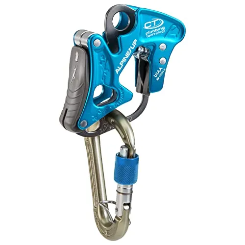 Climbing Technology Alpine-Up Kit - Sicherungsgerät blau - Karabiner für alpines und Sportklettern, bietet vielseitige Einsatzmöglichkeiten und Sicherheit beim Klettern in herausfordernden Umgebungen.