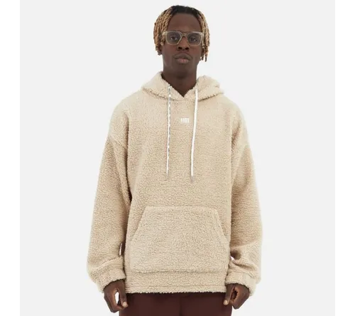 COFI Casuals Hoodie Teddy Basic Hoodie Teddyfell Sweater Pullover Oversize M Beige