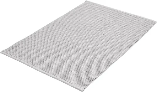 Kleine Wolke Badematte Punto, Beige 70x120 cm - Badteppich aus 100% Baumwolle, rutschhemmend und fußbodenheizungsgeeignet, sorgt für Sicherheit und Komfort in Ihrem Badezimmer.