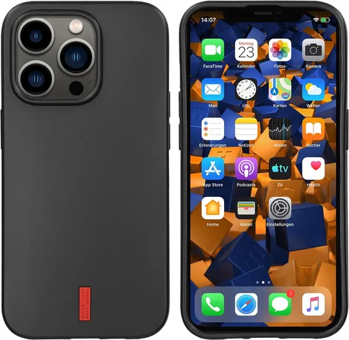Produktbild Hülle für iPhone 14 Pro Case Schutzhülle Handyhülle Tasche, Schwarz